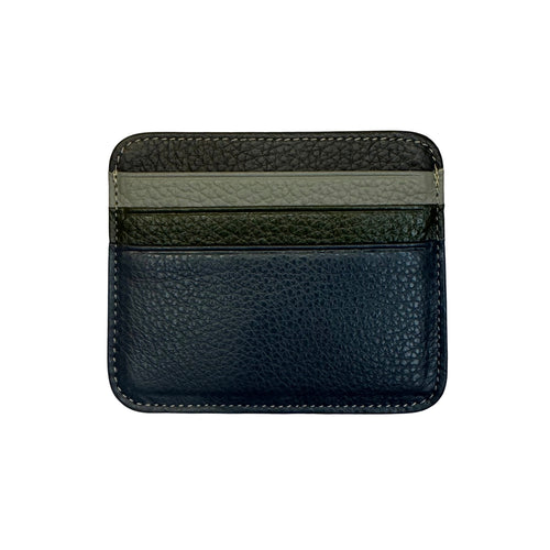 Closed Mouth Don’t Get Fed Card Holder - Blue