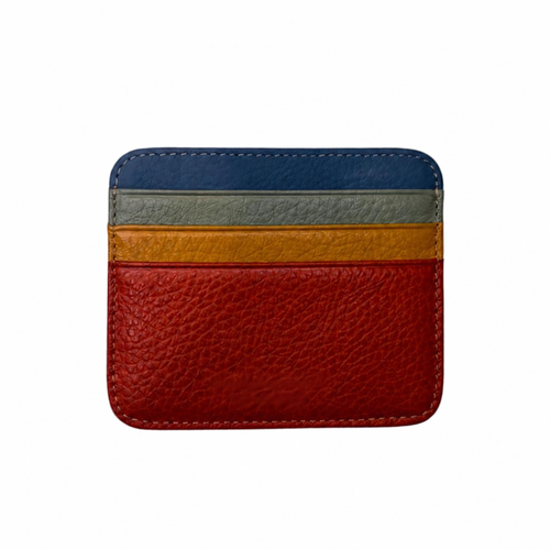 Closed Mouth Don’t Get Fed Card Holder
 - Orange