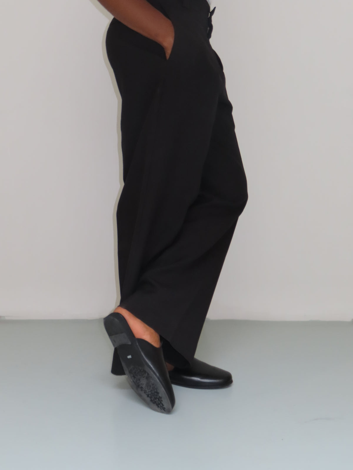 Mules à enfiler Seluace Toe - Noir